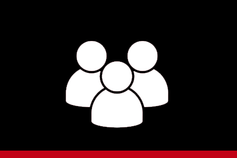 Icoon van groep mensen