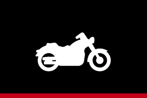 Icoon van motorfiets