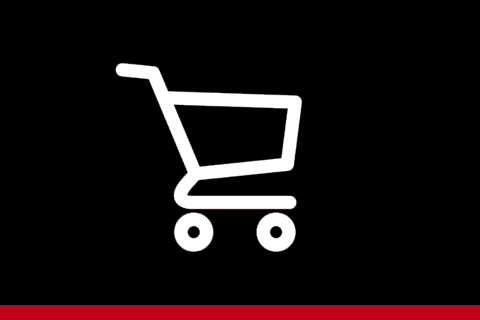 Icoon van winkelwagentje