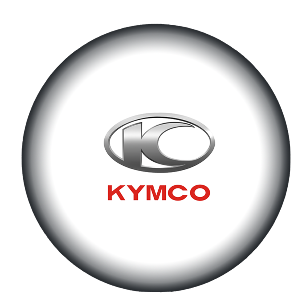 Kymco logo in witte bol