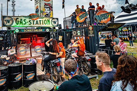 Zwarte Cross Schietsalon
